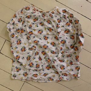 Johnnie B Boden girls floral blouse sz 7/8